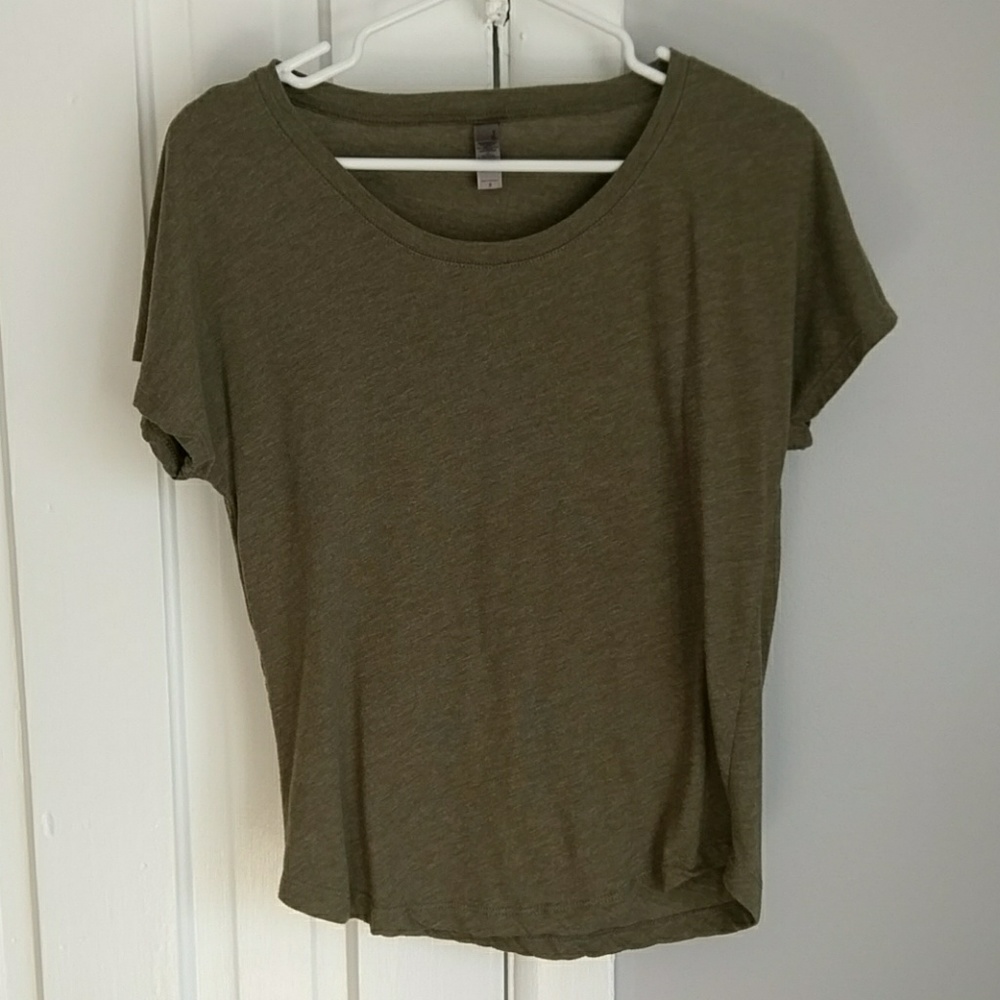 Olive dolman tee